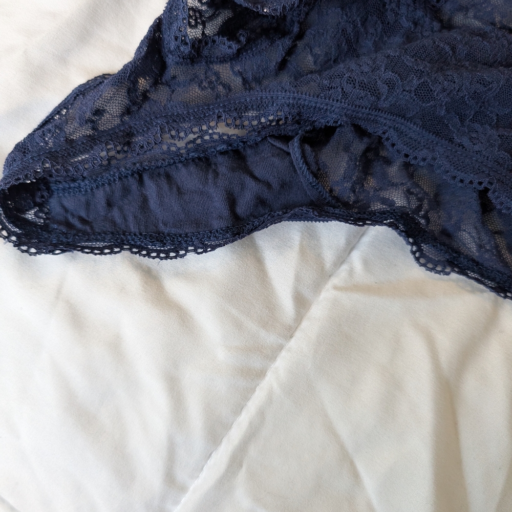 Victoria's Secret Navy Lace Chemise - Picture 4 of 4
